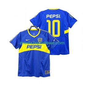 Koszulka CA Boca Juniors PEPSI 10 2003 2004 Retro Domowe Stroje Piłkarskie Krótki Rękaw